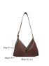 Buckle Decor Hobo Bag Fashion