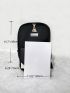 Letter Patch Functional Backpack Large Capacity