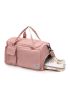 Letter Pattern Duffel Bag Double Handle Gym Bag For Sport & Travel