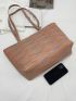 Small Straw Bag Colorblock