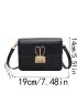 Mini Flap Square Bag Cartoon Ear Decor Turn Lock