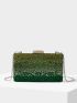 PREMIUM OMBRE RHINESTONE CLUTCH BAG