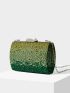 PREMIUM OMBRE RHINESTONE CLUTCH BAG