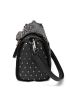 Punk Skull Tote Purse Women Shoulder Bag PU Crossbody Bag Zipper Handbag Top-Handle Purse