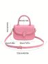 Mini Flap Square Bag Neon Pink