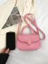 Mini Flap Square Bag Neon Pink