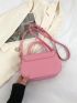 Mini Flap Square Bag Neon Pink