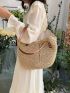 Oversized Straw Bag Vacation