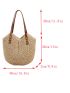 Oversized Straw Bag Vacation