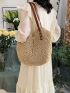 Oversized Straw Bag Vacation