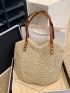 Oversized Straw Bag Vacation