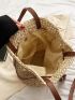 Small Straw Bag Drawstring Design