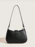 Small Shoulder Bag Colorblock Chain Decor