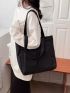 Minimalist Shopper Bag Small Black