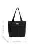 Minimalist Shopper Bag Small Black