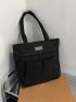 Minimalist Shopper Bag Small Black