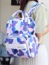 Leaf Graphic Classic Backpack Medium Zipper