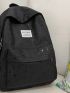 Letter Graphic Classic Backpack Medium For School