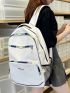 Medium Classic Backpack Pocket Front Adjustable Strap For School