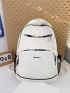 Medium Classic Backpack Pocket Front Adjustable Strap For School