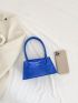 Small Square Bag Metallic Double Handle For Daily