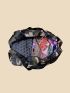 Camo Pattern Travel Bag Reusable Foldable Clothes Storage Bag Double Handle