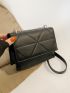 Mini Square Bag Quilted Chain Strap Flap Design