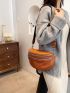 Medium Crossbody Bag Solid Color