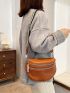 Medium Crossbody Bag Solid Color