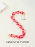 41cm Ombre Chain Strap Acrylic Red