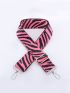 Zebra Striped Adjustable Bag Strap Handbag Belt Wide Shoulder Bag Strap Replacement Strap Accessory Bag