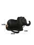 Mini Novelty Bag Elephant Design Tassel Decor