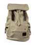 Medium Flap Backpack Buckle & Letter Patch Decor