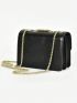 Mini Flap Square Bag Turn Lock Elegant