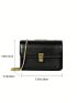 Mini Flap Square Bag Turn Lock Elegant