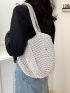 Small Crochet Bag Solid Color For Vacation