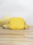 Mini Square Bag Yellow Minimalist