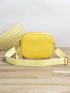 Mini Square Bag Yellow Minimalist