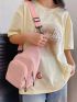 Mini Sling Bag Minimalist Pink