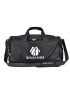 Letter Graphic Travel Bag Ruched Detail Nylon Waterproof Wet Dry Pocket