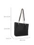 Small Shoulder Tote Bag Crocodile Embossed Chain Strap For Work