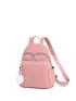 Minimalist Classic Backpack Medium With Pom Pom Bag Charm