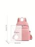 Minimalist Classic Backpack Medium With Pom Pom Bag Charm