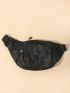 Medium Waist Bag Solid Color