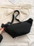 Minimalist Fanny Pack Large Capacity Black