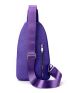 Mini Sling Bag Letter Decor Purple