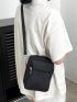 Mini Square Bag Minimalist Black