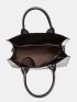 Small Top Handle Bag Black Minimalist For Daily