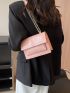 Mini Fashion Solid Color Women's Bag Single Shoulder Bag Square Bag