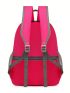 Neon Pink Laptop Backpack Zip Front Foldable